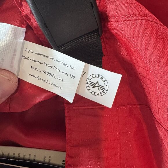 Atlanta Hawks Shorts Mens 2XL XXL Alpha Industries X New Era Rip Stop New Red - Picture 13 of 15